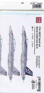 ＤＥＦ．ＭＯＤＥＬ JD48002 1/48 現用 F/A-18デカールセット ムービーコレクションNo.8「トップガン」2022(ハセガワ用)