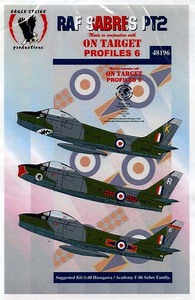 ●蔵出し！ イーグルストライクデカール 48-196 1/48　RAF　セイバー　パート２