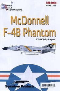 ●蔵出し！ スーパースケールデカール 48-1268 1/48　F-4B ファントムII VF-84 ジョリーロジャース