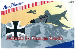 ●蔵出し！ エアロマスターデカール 148-019 1/48　ドイツ空軍　ファントム用　ステンシル