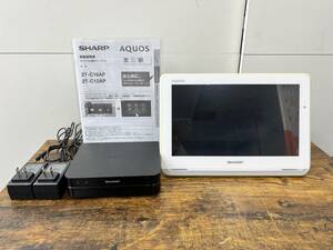 SHARP/シャープ【 AQUOS ポータブル液晶テレビ 12型 防水＋チューナー（取説・mini B-CAS 他付き ）】2018年製 2TC12AP AN-WLTU2W