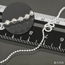 ネックレス チェーン シルバー925 カットボールチェーン 幅1.2mm 長さ50cm｜鎖 銀 Silver アクセサリー レディース メンズ_画像2