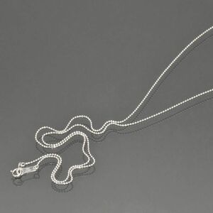 ネックレス チェーン シルバー925 カットボールチェーン 幅1.0mm 長さ70cm｜鎖 銀 Silver アクセサリー レディース メンズ