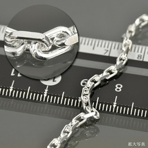 ネックレス チェーン シルバー925 2面カット小豆チェーン 幅3.0mm 長さ70cm｜鎖 銀 Silver アクセサリー レディース メンズ_画像2