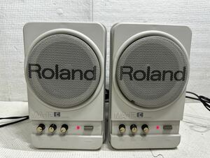 Roland MA-12C モニタースピーカーペア 通電確認　 動作未確認 　ジャンク扱い