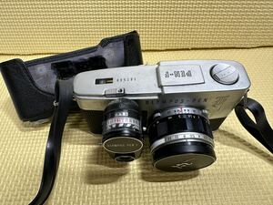 オリンパス OLYMPUS-PEN Ｆ 銀色 1：1.8 F=38㎜フィルム ハーフサイズカメラ★現状品ジャンク扱い