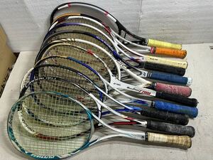 まとめ売り テニスラケット YONEX MIZUNO Ultimum TI titanium mesh その他 まとめ売り 11本セット ★ 現状品