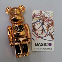 カードあり シリーズ15 BASIC ベーシック @ ベアブリック BE@RBRICK メディコムトイ MEDICOMTOY メタリック ブロンズ_画像1