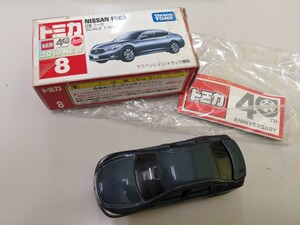 未使用品トミカ 8 日産 フーガ 廃盤 中国製 NISSAN FUGA tomica TAKARA TOMY サスペンション トランク開閉 