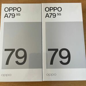 OPPO A79 5G グローグリーン　ミステリーブラック　セット