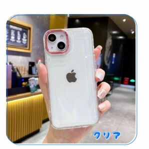 【アクスタが入る】iphone13 ケース　(ぷっくりクリア)