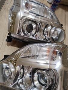 美品！ エクストレイル 純正 キセノン ヘッドライト 左右 バラスト付き HID T31 DNT31 X-TRAIL ディスチャージ 動作確認済　HID化