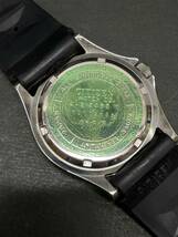 ★コレクター必見 CITIZEN QUARTZ CRYSTRON 4‐212452 シチズン クリストロン ダイバー 150 腕時計 デイト デイデイト コレクション M90_画像6