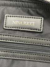 ★コレクター必見 Nina Ricci ニナリッチ 日本製 レディース バッグ 仕事 ビジネス 通勤 通学 ブラック レディース ファッション 鞄 M175_画像5