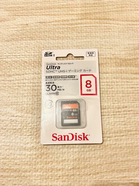 SanDisk サンディスク ウルトラ SDHC UHS-I ゲーミングカード　8GB
