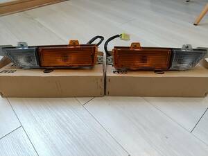 [ free shipping ] Nissan NISSAN R30 DR30 Skyline iron mask front combination lamp left right set 