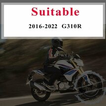 オートバイ ABS プラスチックスポーツ レーシング ツーリング ウィンドスクリーン フロントガラス 適用車種 B.M.W G310R 2016-2022_画像6
