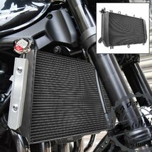 オートバイ アルミニウム エンジン ラジエーター シールド Z 900 RS 水タンク クーラー 冷却システム適用車種K-awasaki Z900RS_画像1