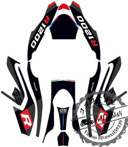 オートバイフルステッカーボディデカール装飾保護傷防止デカール For BMW R1200GS LC 2013-2016の場合 (Style2)