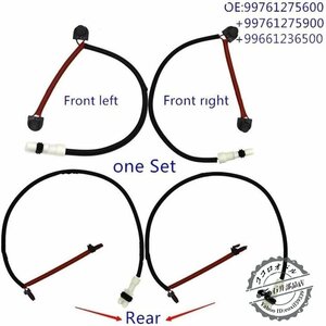 ブレーキ摩耗センサー 99661236500 ポルシェ 911 997 ボクスター用ケイマン 987 2004-2012 1 セットブレーキパッド摩耗センサー