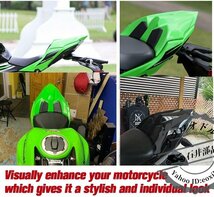 適用Ninja 650 Z650 付属品 リアシートカウル フェアリングカバー カウル ABS樹脂 グリーン ブラック ホワイト適用車種K-awasaki NINJA650_画像4