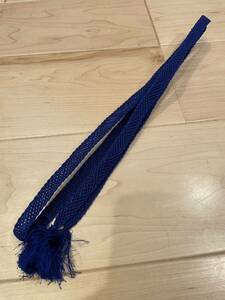 517 obi shime for summer race cord single .. summer navy blue color series 