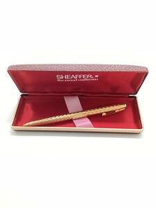 【10132】SHEAFFER シェーファー ボールペン ゴールドエレクトロプレーテッド ゴールドカラー