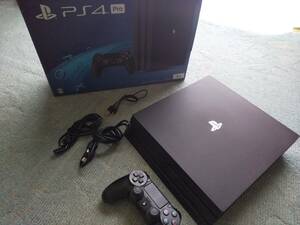 PS4 Play Station4 Pro CUH-7200B 現状品 初期化済 動作確認済 SONY 1TB コントローラー 箱