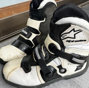 (USED)alpinestars Alpine Stars TECH2 size 10 for searching : motocross . road Minimoto off-road touring Enduro 