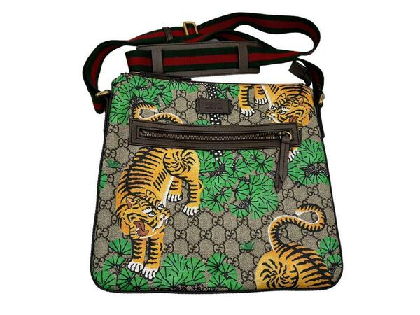 GUCCI グッチ GGスプリーム ベンガル シェリー　ショルダーバッグ