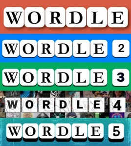 Wordle 1~5 セット / ワードル ★ パズル 言葉遊び ★ PCゲーム Steamコード Steamキー
