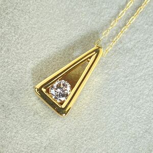 【17-53】ダイヤモンド　ネックレス　D0.2ct