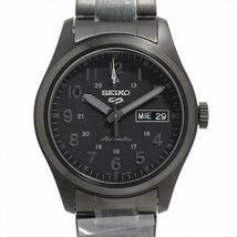 ■ 1円 ～ 中古 未使用 参定4.8万■ セイコー SEIKO ■ ファイブスポーツ フィールド SRPJ09 ■ オールブラック 黒 自動巻き 機械式 メンズ_画像1