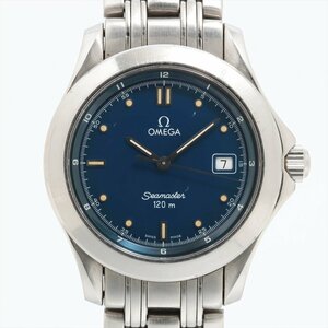 ■ 1円 ～ 中古品 参定17.6万■ OMEGA オメガ ■ シーマスター120 2511.80 ■ クォーツ ビンテージ ブルー メンズ ボーイズ ユニセックス