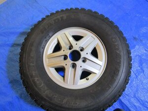 ベンツ純正　ゲレンデ用　７J×15+63　PCD130　グッドイヤー　WRANGLER　RADIAL　225/75/15　9部山　1本　463 401 02 02