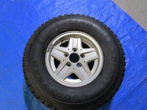 ベンツ　純正　ゲレンデ用　７J×１５+37　PCD130　グッドイヤー　WRANGLER　RADIAL　225/75/15　10部山　1本 460 401 00 02