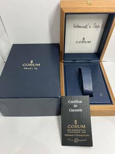 [ box only ]CORUM ADMIRALS CUP Corum Admiral z cup outer box tree box wristwatch ke- Swatch case empty box 