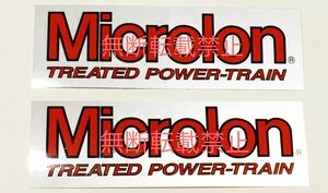 ★即決★ Microlon マイクロロン ステッカー リフレクタータイプ 2枚セット 反射ステッカータイプ反射素材タイプ2