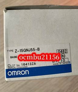 ★新品　OMRON 　オムロン 　Z-15GNJ55-B マイクロスイッチ 10個セット【6ヶ月保証付き】