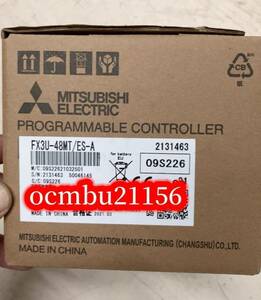 ★新品　MITSUBISHI　三菱　 シーケンサー　 FX3U-48MT/ES-A　 PLC　【6ヶ月保証付き】