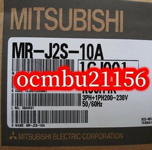★新品　MITSUBISHI　三菱　MR-J2S-10A ACサーボアンプ　【6ヶ月保証付き】