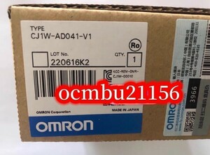 ★新品　OMRON 　オムロン 　アナログ入力ユニット CJ1W-AD041-V1【6ヶ月保証付き】