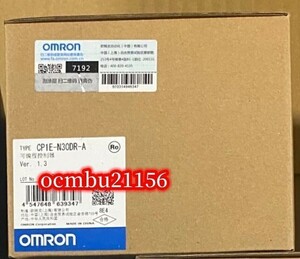 ★新品　OMRON 　オムロン 　CP1E-N30DR-A　CPUユニット【6ヶ月保証付き】