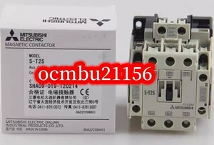 ★新品　MITSUBISHI　三菱　S-T25　(24v 36v 48v 110V 220v 380v 選択可）非可逆式電磁接触器