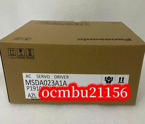 ★新品　Panasonic MSDA023A1A サーボドライバ 　【6ヶ月保証付き】