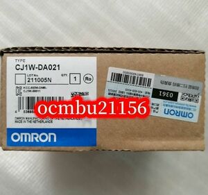 ★新品　OMRON 　オムロン 　アナログ出力ユニット CJ1W-DA021【6ヶ月保証付き】