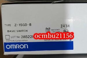 ★新品　OMRON 　オムロン 　Z-15GD-B 　スイッチ マイクロスイッチ 10個セット【6ヶ月保証付き】