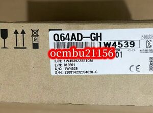 ★新品　MITSUBISHI　三菱　 シーケンサー　 Q64AD-GH　【6ヶ月保証付き】