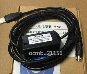 ★新品　MITSUBISHI　三菱　 FX-USB-AW　シーケンサー ケーブル　黒【6ヶ月保証付き】