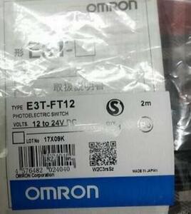 ★新品　OMRON 　オムロン 　アンプ内蔵形光電センサ E3T-FT12【6ヶ月保証付き】